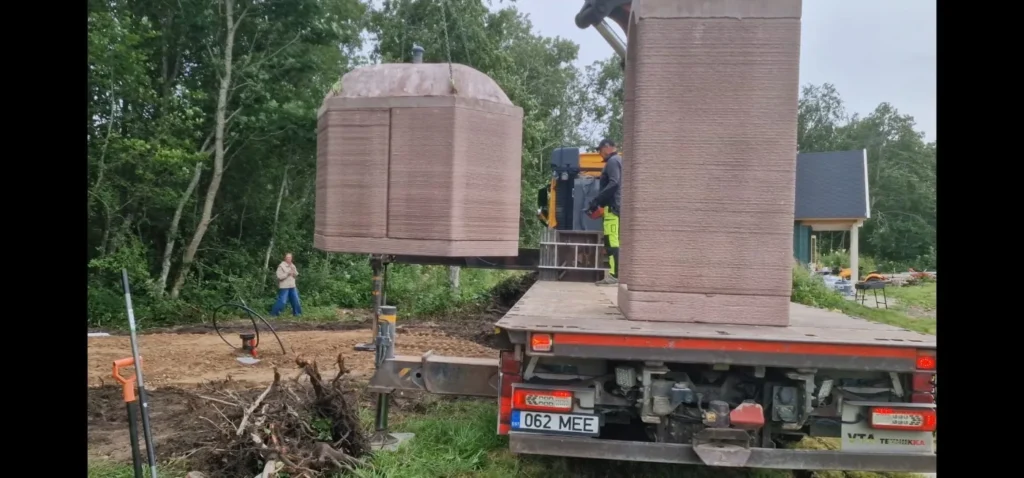 Maakeldri moodulite tõstmine ja paigaldus